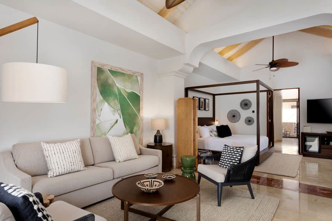 A large, spacious room at the Hyatt Regency Grand Reserve Puerto Rico.