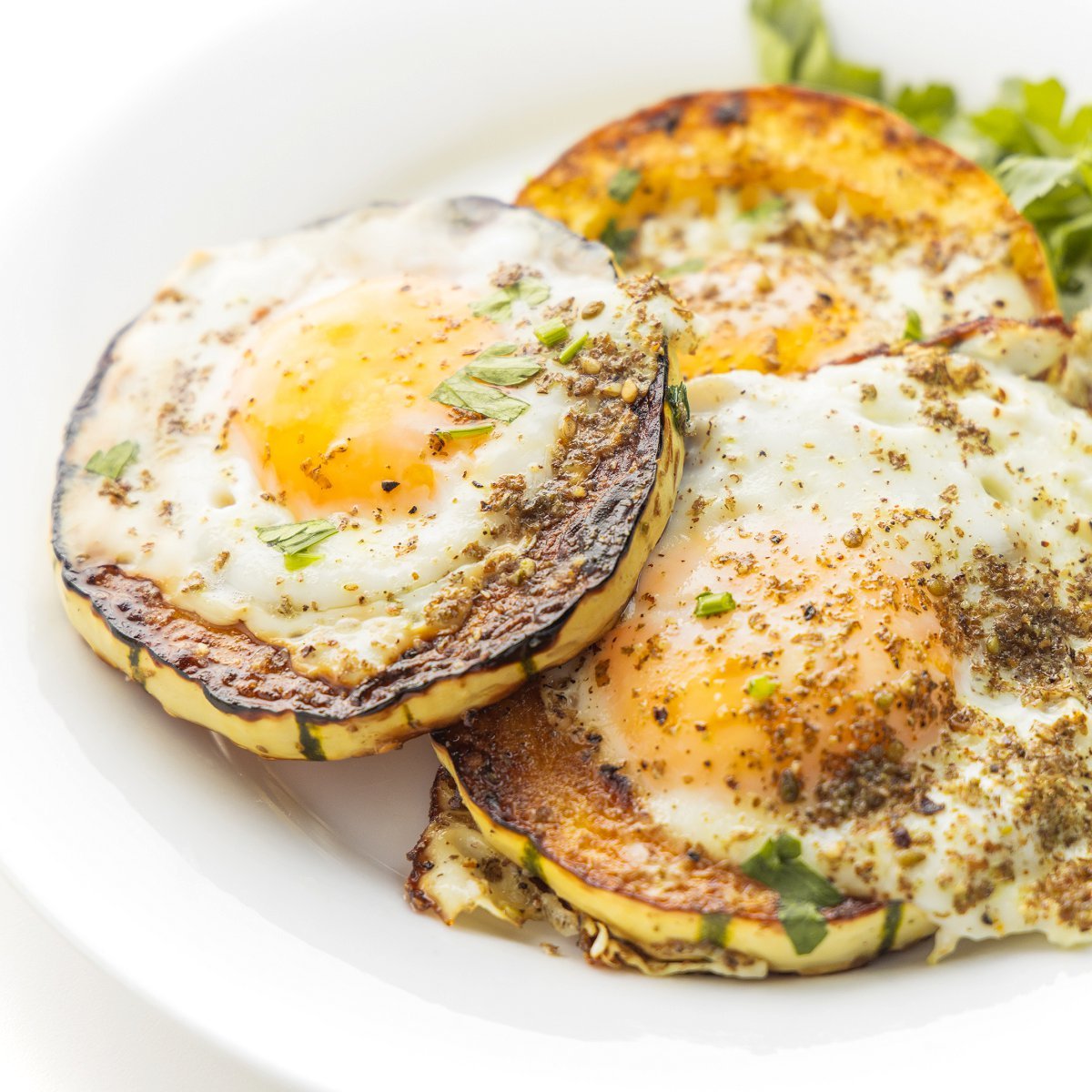 Delicata Squash Egg Cups with Za’atar