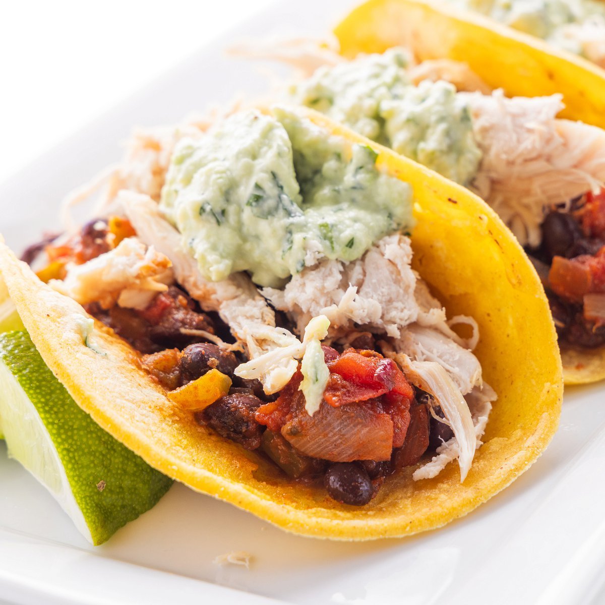 Chicken and Black Bean Tacos